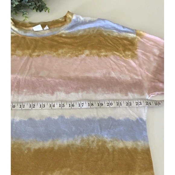 BP Shirt Womens XL Multicolor Striped Long Sleeve Tunic Top Soft Knit Boho - Picture 4 of 8